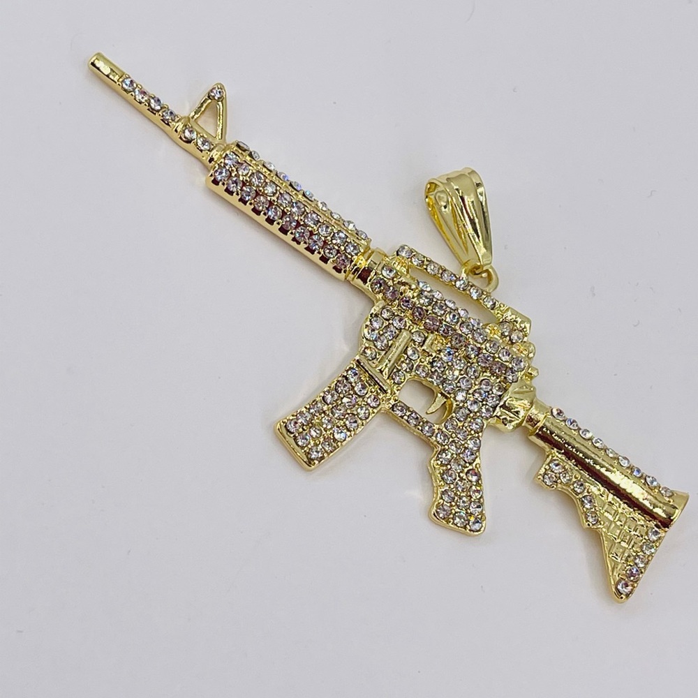 Italian Gold Plated Pendant WITHOUT Chain